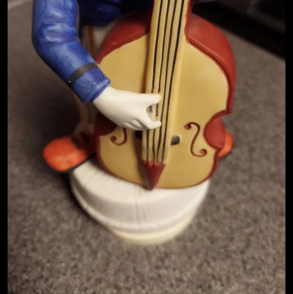 KATO KOGEI Hand Painted Bisque Porvelain Musical Clown Vintage Made in Japan EVC